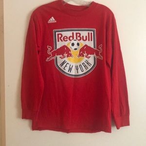Men’s Adidas Red Bull New York Long Sleeve T shirt